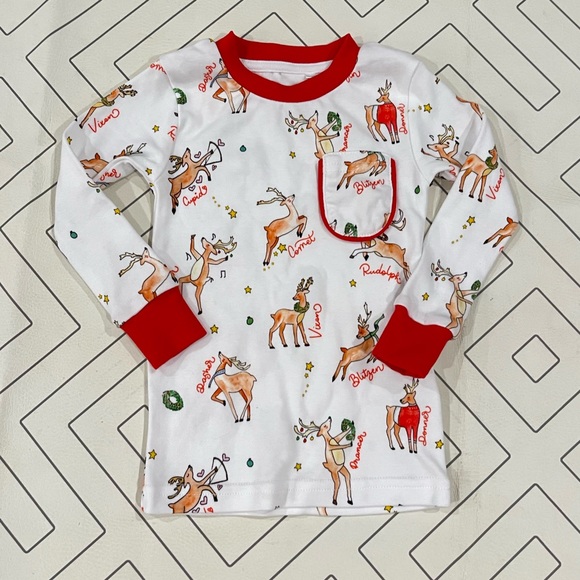 Nola Tawk Reindeer Christmas Pajama Set - Picture 6 of 14